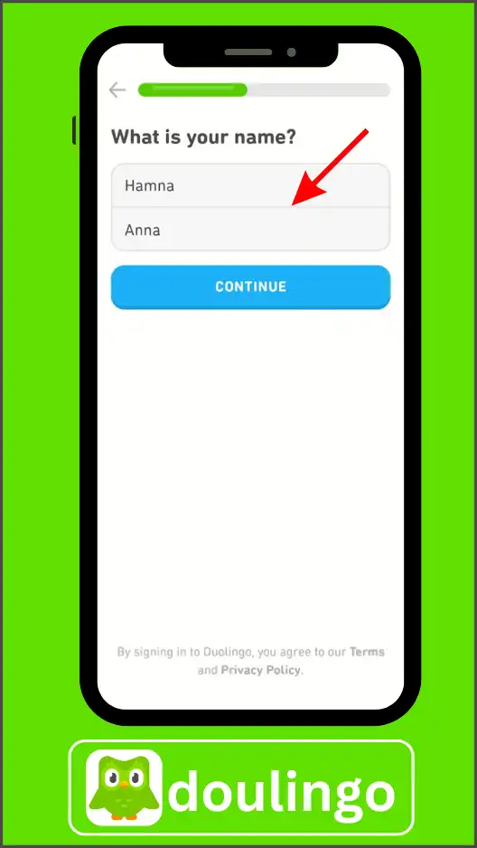 Add your First and Last Name